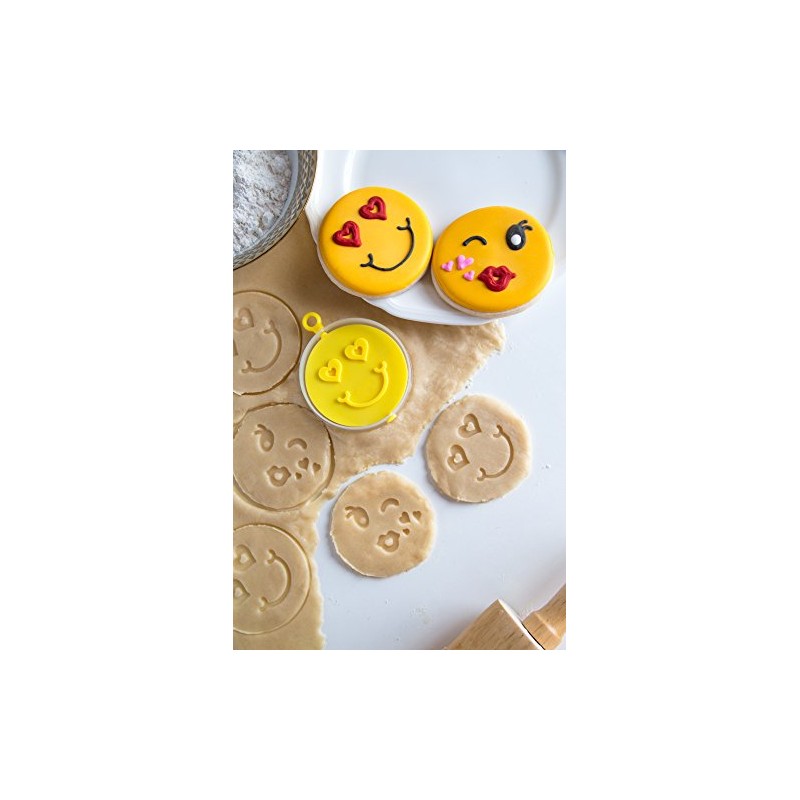 Bakelicious Emoji Flip and Stamp Cookie Cutter