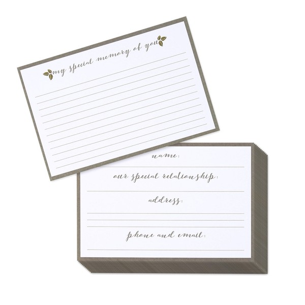Blank Sympathy Cards, My Special Memory of You (4 x 6 In, 60 Pack)