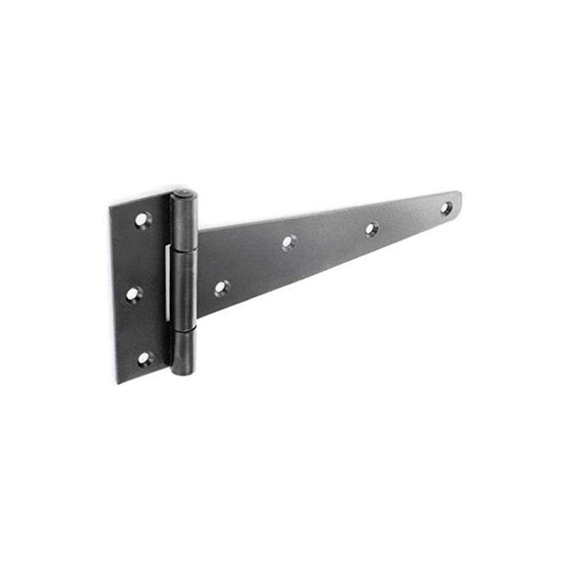 Tee Hinges Pair Gate Shed Hinges Heavy Duty Black Or