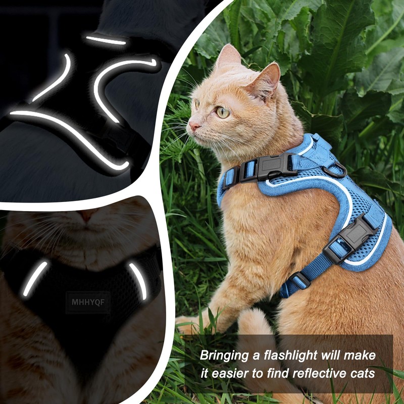Cat Harness, Cat Harness and Leash for Walking, Escape Proof