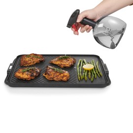 Evo Original Oil Sprayer, Non-Aerosol for Olive Oil, Cooking Oils, and Vinegars, Charcoal, 24-Ounce Capacity