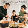 Bazova 23-Piece Removable Handle Pots and Pans Set Non Stick,