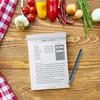 itenga Recipe Pad My Favourite Recipes, DIY Tear-off Pad for