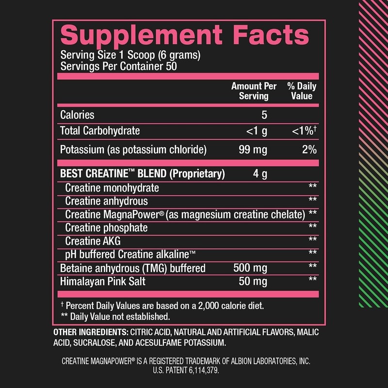 BPI Sports Best Creatine Powder, Watermelon Cooler, 10.58 Ounce