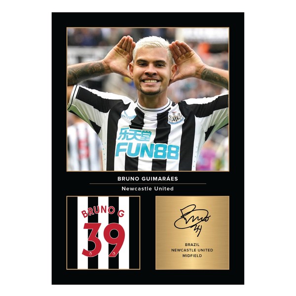 Icons Wall Art Bruno Guimarães Signed A4 Printed Photo Picture