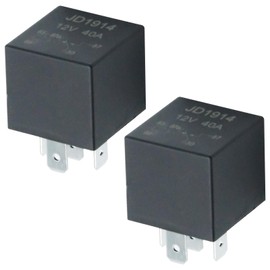 Vkinman 2Pcs 4RD93168001 Waterproof Relay 12V 40A, Replacement for Hella Mini Relay Replace 4RD 007903001 931 680-01