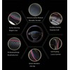 Car Steering Wheel Cover, Anti-Slip, Safety, Soft, Breathable, Heavy Duty,