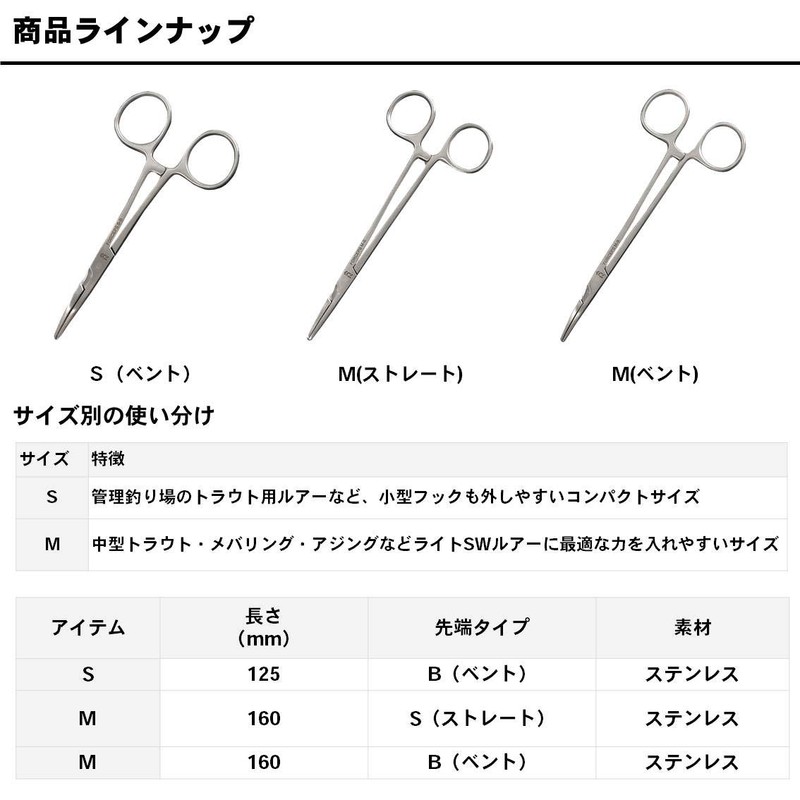Daiwa FORCEPS M Bent type