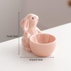 EEPLUYTY Ceramic Egg Cups, Rabbit Egg Cups, Easter Egg Cups,