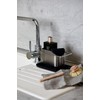 Wenko Organiser Stainless Steel Orio Drainer Sink Caddy, Silver matt,