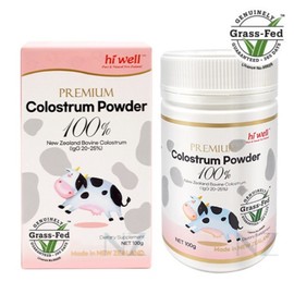 Hiwell Premium Colostrum Powder 100%, 1 unit, 100g / 하이웰 프리미엄 초유 파우더 100%, 1개, 100g