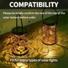Replacement Solar Panels, Perfect for Outdoor Lantern Lights, Garden Accessories