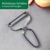 Fackelmann x Chefkoch Peeler with Extra Wide 10 cm Stainless