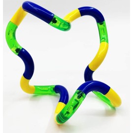 Tangle Palm Classic Fidget Hand Exerciser Twist Shape Motion Magic for Enhanced Creativity(Yellow/Green/Blue)