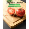 Kitsure Bamboo Cutting Board - Multi-Sizes Wooden Cutting Boards for