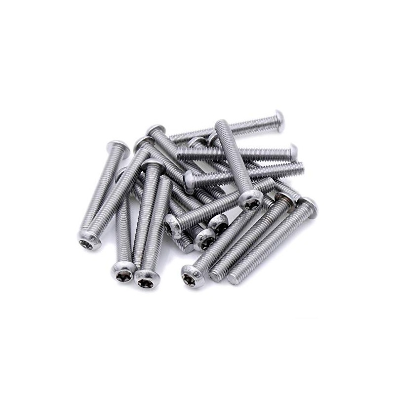 M3 (3mm x 22mm) TX Socket Button Machine Screw (Bolt)