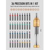 FantastiCAR 37PCS Precision Screwdriver Kit, Durable S2 Steel Microbits, with