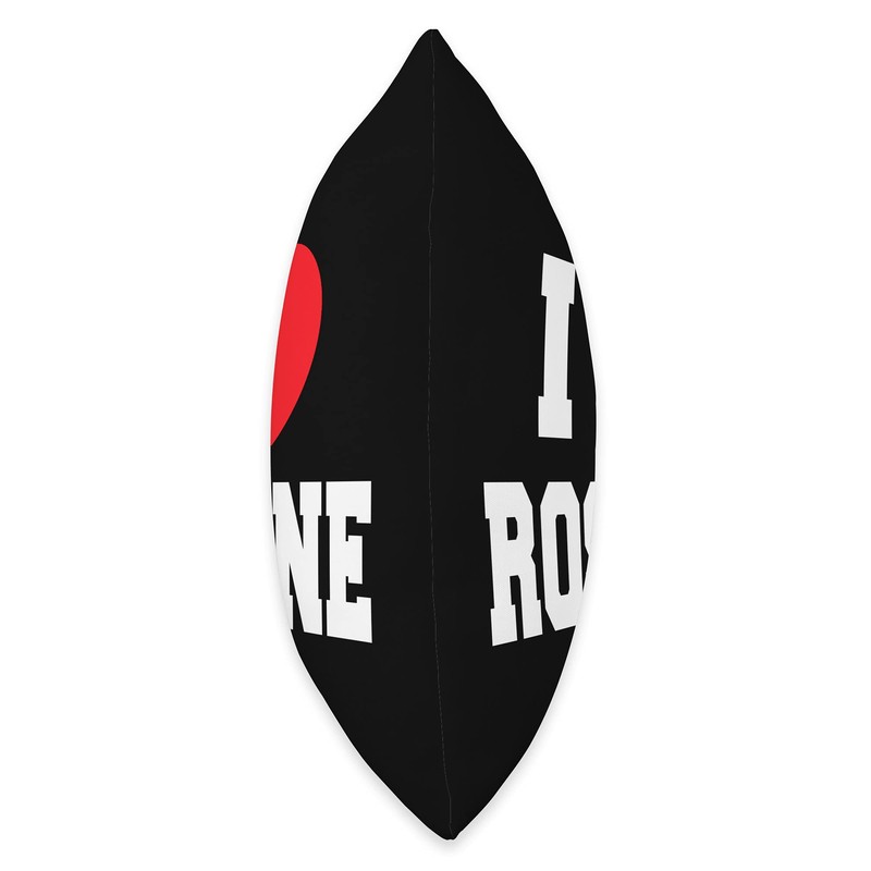 I Love Rosine Throw Pillow