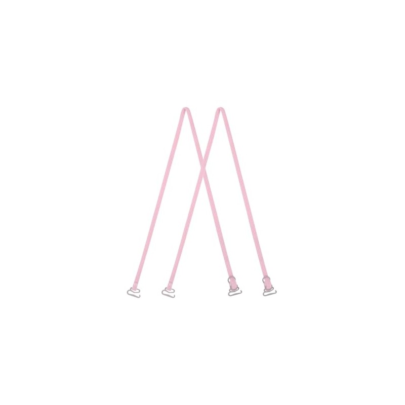 sourcing map Women 0.5cm Width Adjustable Elastic Band Bra Straps