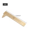 Walfront Brass Sliding Gauge Vernier Calipers Ruler Measuring Tool Metric/Inch