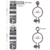 Insaga 1-3/8'' Chain Link Fence Gate Post Hinge Kit, Thick