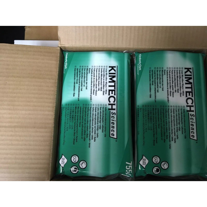 KIMTECH large Microfiber wipes for glasses, screens, cameras etc 10