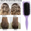 2PCS Cepillo para Cabello Rizado para Mujeres, Cepillo Definidor de