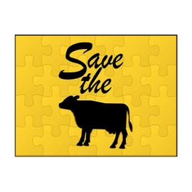 Makoroni -Save The Cows Animal - Jigsaw Puzzle 30 pcs, DesS19
