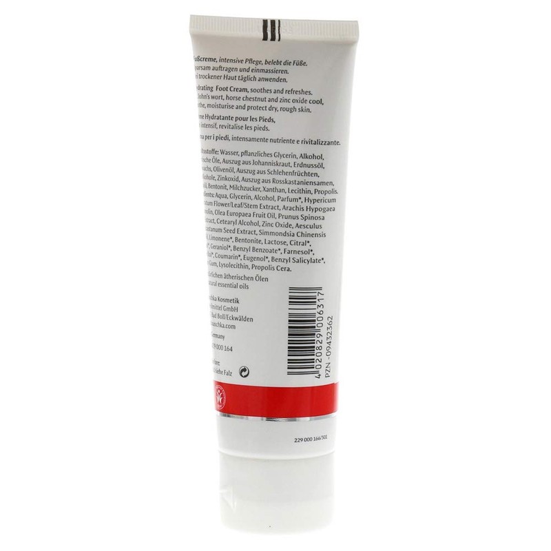 Dr. Hauschka Hydrating Foot Cream Unisex Intensive Care 75 ml