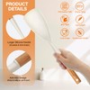 Silicone Cooking Spoon and Pasta Fork Set, 2 Pack Large