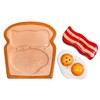 Streamline Imagined Breakfast Eggs Bacon & Toast Salt & Pepper