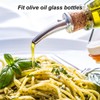 uxcell Stainless Steel Bottle Pourers, 2Pcs Auto Flip Olive Oil