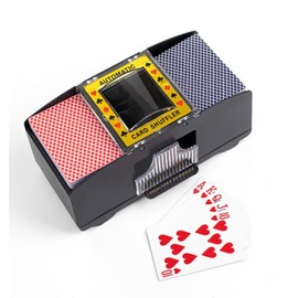 RERACO Card Shuffler Automatic Shuffling Machine Card Game Party Casino Shuffler Time Saving for 2 Decks (Card Shuffler)