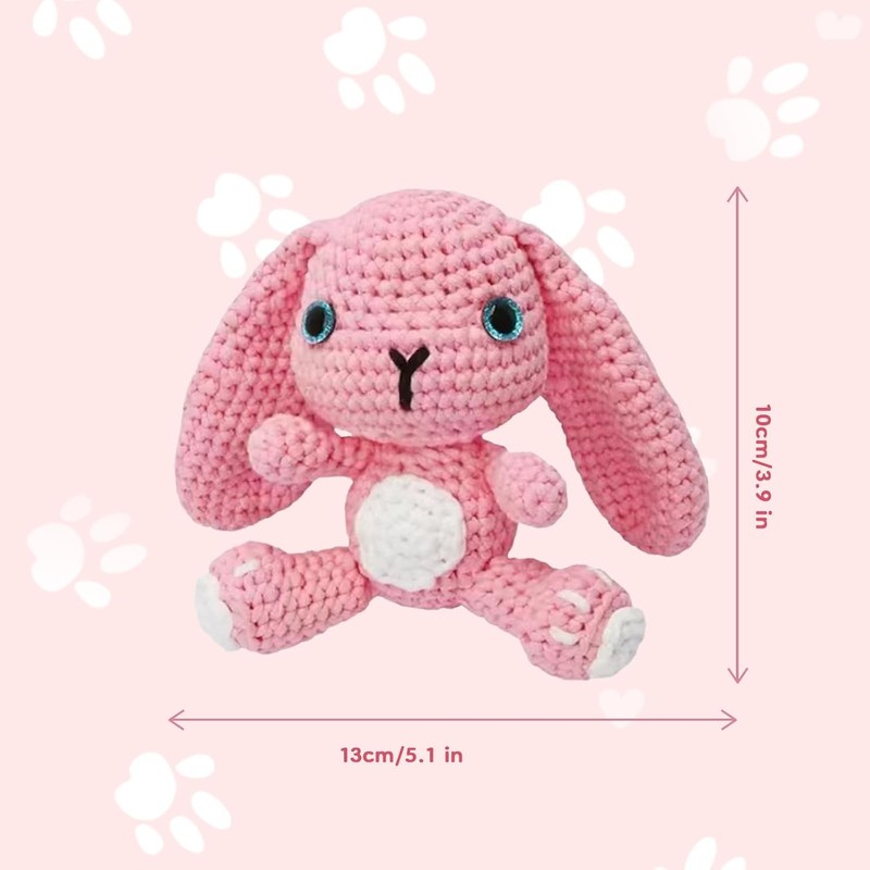 Crochet Kit for Beginners,Crochet Animal Kit for Beginners with Step-by-Step