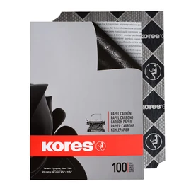 Kores Kohlepapier für Schreibmaschine, DIN A4, schwarz, 100 Blatt