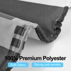 DUFU Waterproof Shower Curtain, Washable, Quick-Drying Textile Fabric, Polyester Bath