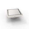 WEBANG 4 Inch Shower Square Drain Brushed Floor Drain with