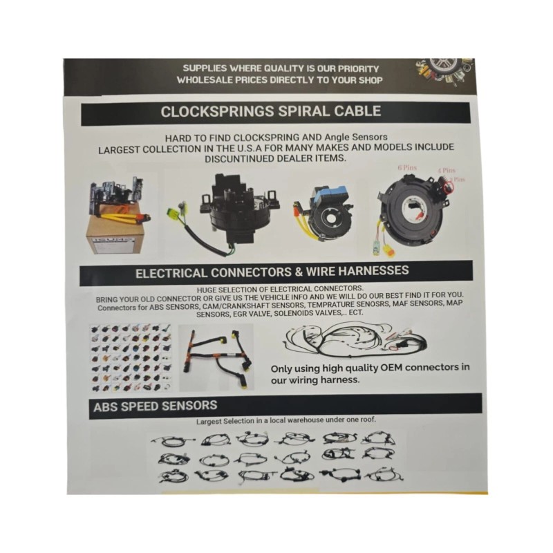 Aftermarket Clock Spring Spiral Cable For Toyota Prius Prius C