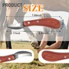 3-in-1 Farrier Hoof Knife with Built-in Sharpenerener & Horseshoe Brush–High