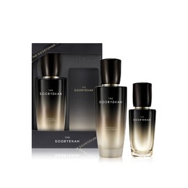 SOORYEHAN THE BLACK SKINCARE SET - Korean Skincare Gift Set, Luxury Premium High-end, Advanced Next Generation Bio Moisturizer & Serum (160ml / 5.41 Fl Oz) by LG BEAUTY