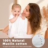 MUETKNYE Muslin Burp Cloths for Baby Boys & Girls Essentials