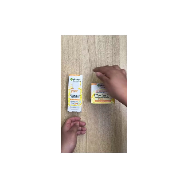 Kit Sérum Y Crema Fps30 Antimanchas Con Vitamina C Garnier
