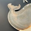Darthome Whale Trinket Dish Grey Glazed Ceramic Jewellery Keys Decorative