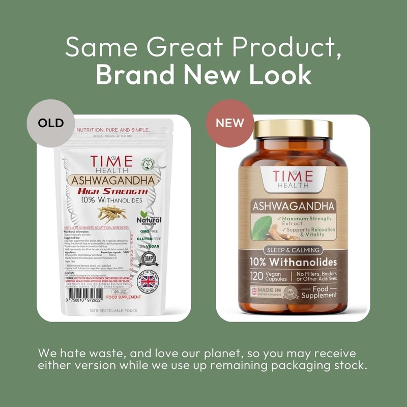 Ashwagandha - 10% Withanolides - HIGH Strength - Maximum Benefits