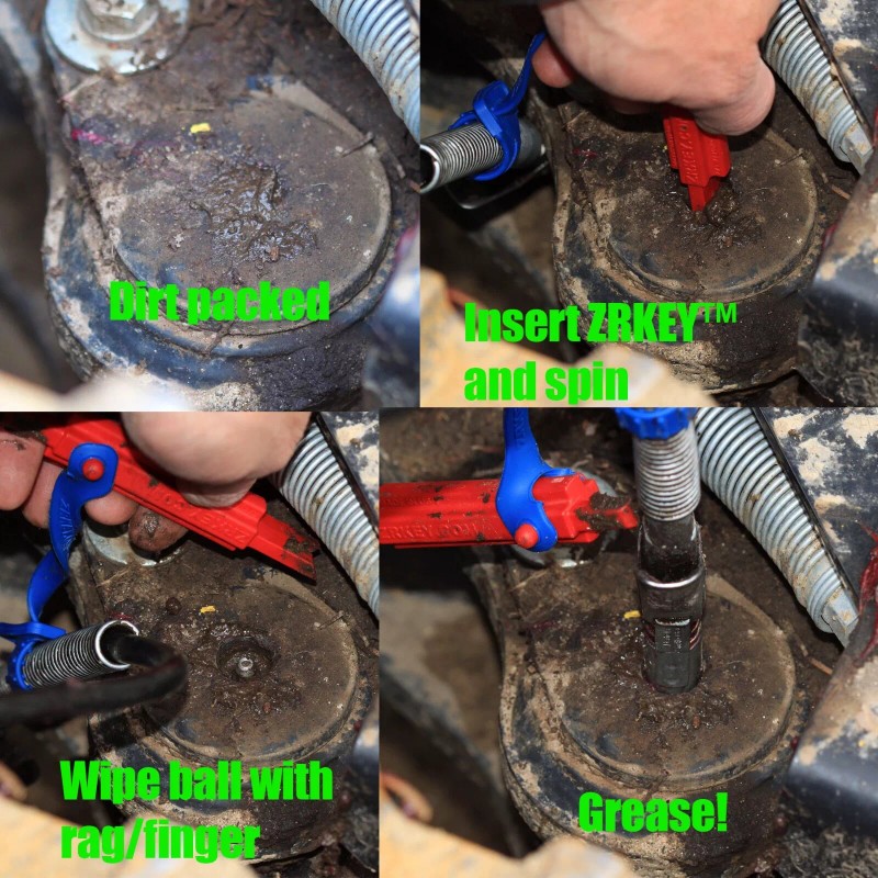 Aftermarket ZRKEY™ Grease Zerk Cleaning Tool