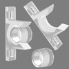 KIBBEH 8 Sets False Front Cabinet Clips Kitchen Cabinet Doors