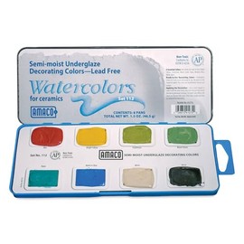 AMACO Semi-Moist Underglaze Decorating Colors Set 5