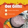 Western Blue Corn Grits, Native American Grown, Coarse Ground Heirloom,