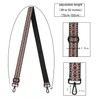 Black Hardware Purse Strap Adjustable Replacement Belts Wide Bag Straps