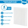 iSingo 4 Pack Humidifier Wicking HFT600 Filter T for Honeywell